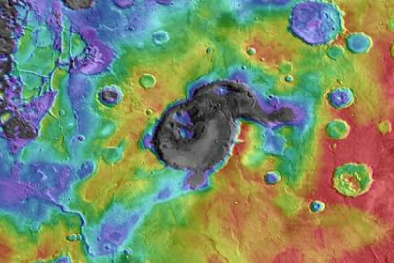 Phát hiện siêu núi lửa trên sao Hỏa